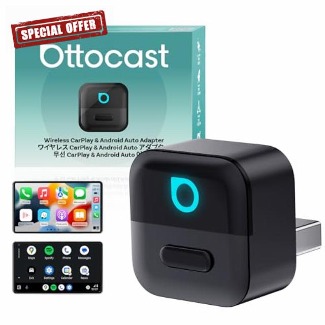 Ottocast Mini Pico 2026 Wireless CarPlay & Android Auto Adapter