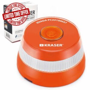 KRASER KRV16IOT Emergency Light V16 Approved DGT 3.0 Visible and Safe