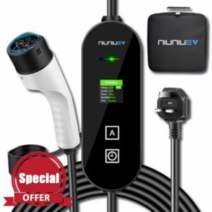 EV Charger Cable Type 2 to 3 Pin Plug [3KW | 6A~13A]