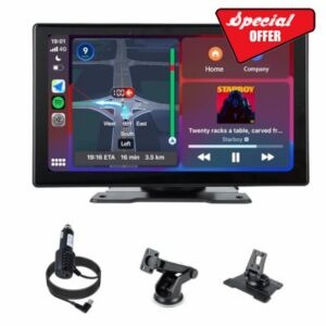 plimpton 9 Inch Wireless Car Stereo with Apple Carplay and Android Auto