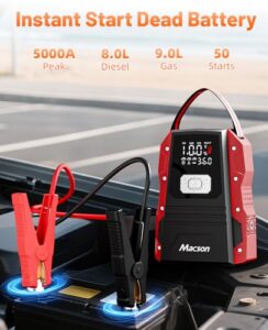 Jump Starter with 150PSI Auto Tire Inflator