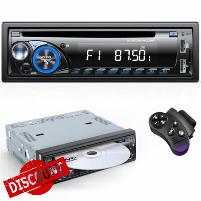 RDS Car Stereo Bluetooth with CD DVD Player