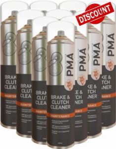 Parts Panel PMA Brake & Clutch Cleaner 600ml – Pack of 10 Trade Quality Solvent Degreasers