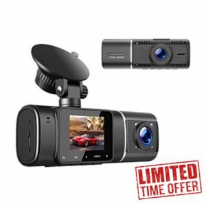 Dash Cam Front and Inside with Battery