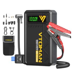 44.4Wh Car Battery Booster Start for 9.0L Petrol/8.0L Diesel
