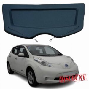 Nissan Leaf MK1 2010-2017 Compatible Car Parcel Shelf | Sturdy Boot Cover with Cord for Extra Storage | Space Saving Car Accessories | Black