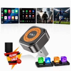 Spedal 4 in 1 Wireless CarPlay Adapter with Android Auto/AirPlay/CarPlay/Mirror Link