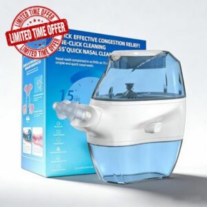 Nasal Irrigation System - Saline Nasal Rinse Kit with 1 Nose Cleaner and 35 Salt Pods，Nasal Washer for Congestion & Sinus Care
