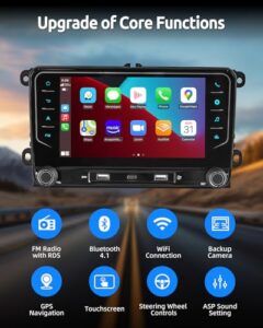 7 Inch Autoradio Display with Bluetooth
