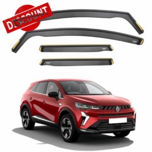 ISPEED Wind Deflectors For Renault Symbioz 2024-2026 5-Door SUV 4pc Set | Keep Your Car Ventilated In Rain & Wind