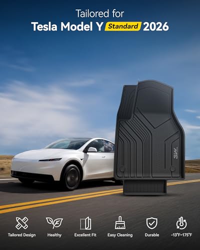 All Weather Dog Friendly TPE Car Mats Anti-slip Heavy Duty Tesla Accessories