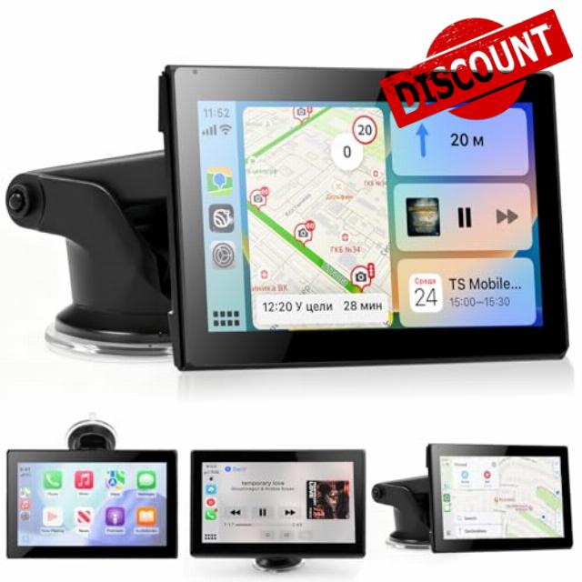 7 Inch Portable CarPlay Screen