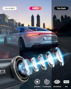 4K+1080P Dual Car Dash Camera
