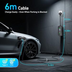 3kW 6M Electric Car Charger