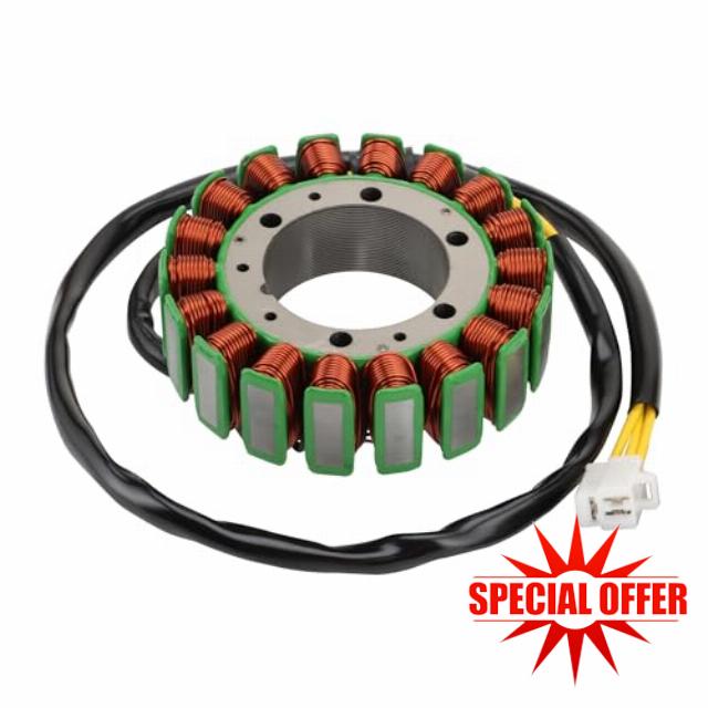 WOOSTAR 18 Coil 3 Wire Magneto Stator Replacement for VT1100 C2 C3 Shadow Motorcycle OEM 31120-MAH-005