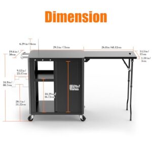 Outdoor Kitchen with Hooks