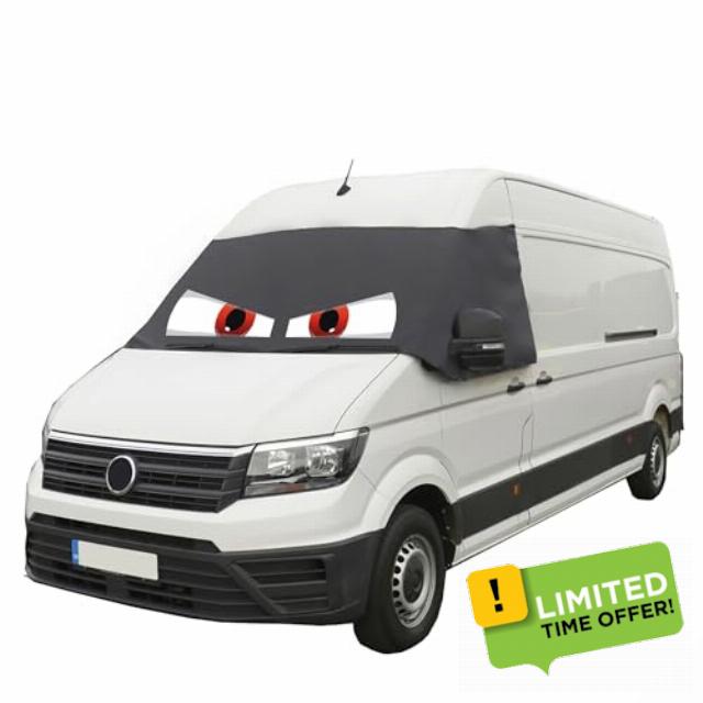 UK Custom Covers Compatible With Man TGE Screen Wrap With Eyes (2017 On) Front Windscreen Cove