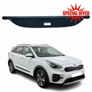 Car Parcel Shelf - Compatible with Kia Niro 2017-2022 | Sturdy Retractable Boot Cover for Extra Storage | Space Saving Car Accessories | Black | TCC Parcel Shelf Direc