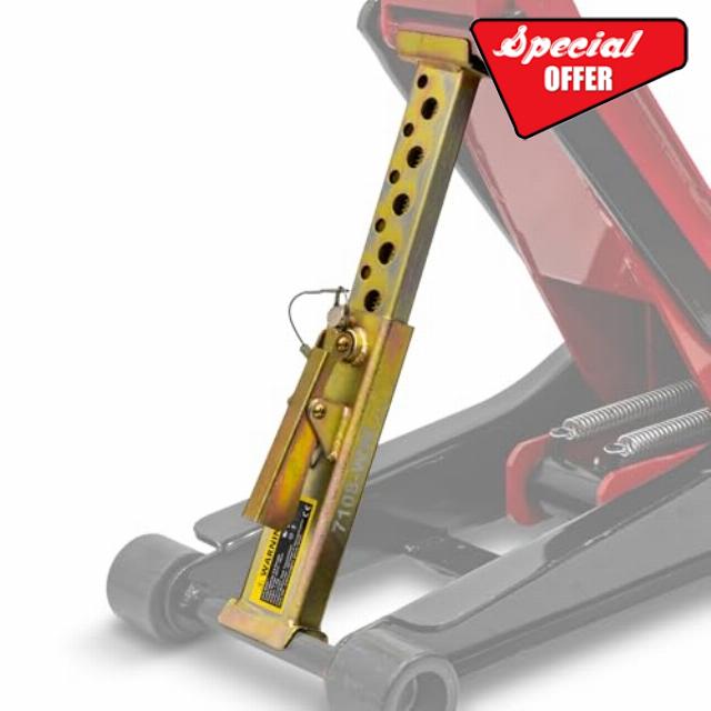 Jack Mate Floor Jack Safety Support Stand 3.5 Tonne 200 350mm Height Adjustment Automatic Locking Mechanism Heavy Duty Steel Vehicle Lifting Protection Professional Workshop Use 7108-WW