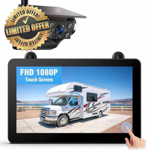 Solar Powered Wireless Reversing Camera Kit