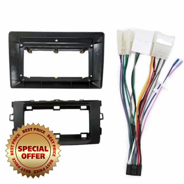 In-Dash Mounting Frames Car Radio Fascia Frame For Toyota For Auris E150 2006-2011 2Din GPS DVD Stereo Panel Dash Mount Installation Trim Kit Frame(Frame an canbus)