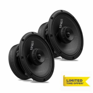AudioControl EPICPRO6CX 6.5" Coaxial Car Speakers (Pair) – 200 W RMS 4Ω High-Performance Audio Upgrade