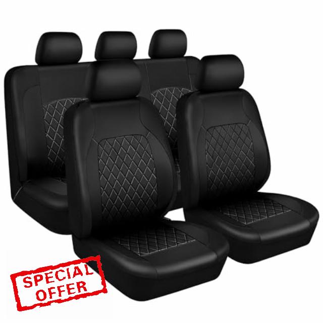 Leather Car Seat Covers Full Set