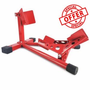 Garvee Heavy-Duty Motorcycle Wheel Chock & Front Stand