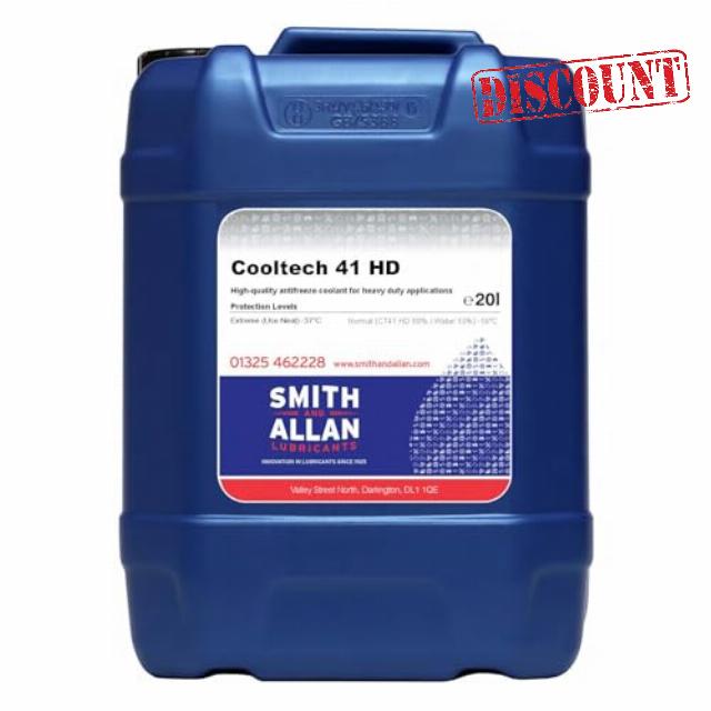 Smith & Allan Yellow Longlife OAT Antifreeze Coolant Concentrate Heavy Duty -37°C 20 Litre 20L