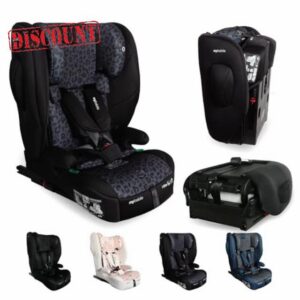 My Babiie MBCS80 Foldable Toddler to Booster R129 Child Car Seat - ISOFIX with Top Tether
