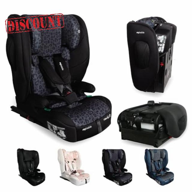 My Babiie MBCS80 Foldable Toddler to Booster R129 Child Car Seat - ISOFIX with Top Tether