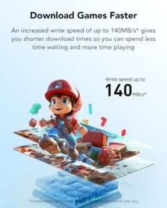 140MB/s write