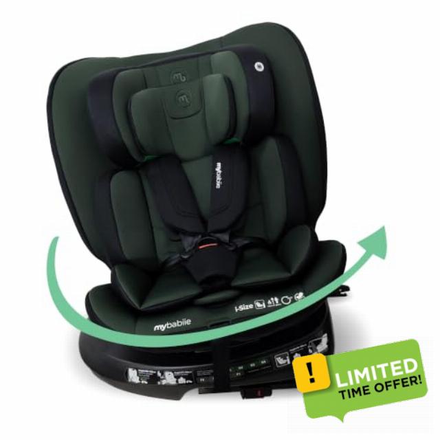 My Babiie MBCS200 360° Spin R129 Baby Car Seat – Top Tether