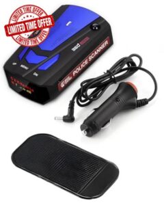Speed Sentinel Radar Detector – 360° Police Speed Sentinel Radar Detectors for Cars with Voice Alerts