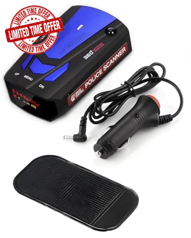 Speed Sentinel Radar Detector – 360° Police Speed Sentinel Radar Detectors for Cars with Voice Alerts