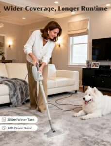 120℃ 1300W Powerful Floor Steam Mop for Hardwood Floors