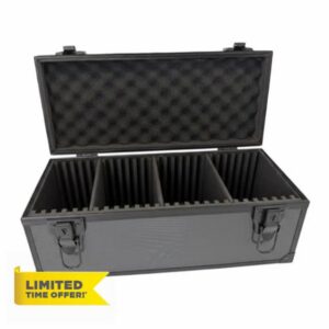 Sharplace Trading Card Storage Box Organizer Durability Case with Dividers Sturdy Practical Cards Case Holder Aluminum Alloy