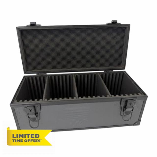 Sharplace Trading Card Storage Box Organizer Durability Case with Dividers Sturdy Practical Cards Case Holder Aluminum Alloy