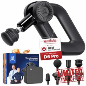 BOB AND BRAD D6 Pro Massage Gun Deep Tissue with 16mm Amplitude | Powerful 85lbs Stall Force Back Massager