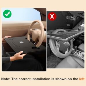 Car Food Tray with Drinks Holder
