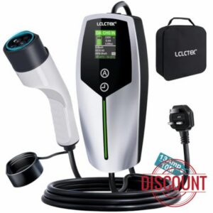 3KW EV Charger Cable Type 2 to 3 Pin Plug 32Ft/10M