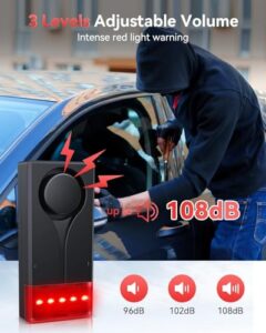 ELECTOP 108dB Automobile Anti-Theft Vibration Alert