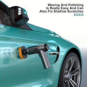 Wireless Car Detailing Waxing Buffer Set with 3 Pads