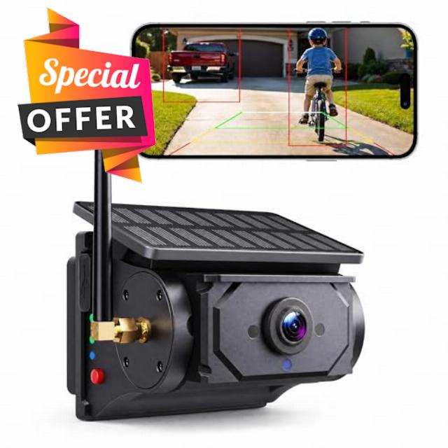 Magnetic Solar Wireless Reversing Camera