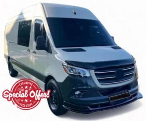 Compatible FOR MERCEDES SPRINTER W907 BONNET WIND STONE DEFLECTOR PROTECTOR NOT BONNET BRA 2018 ONWARDS