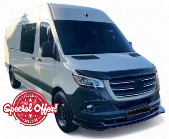 Compatible FOR MERCEDES SPRINTER W907 BONNET WIND STONE DEFLECTOR PROTECTOR NOT BONNET BRA 2018 ONWARDS