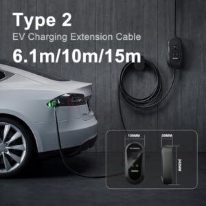 [6/8/10/13A] Electric Car Charger IP66 Advanced Protection car charging cable Suitable for EVs & PHEVs