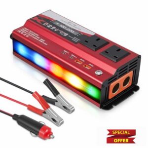 2000W Power Inverter 12V to 240V AC Car Converter