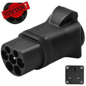 JULIK Type 2 to UK 3 Pin Adapter 13A