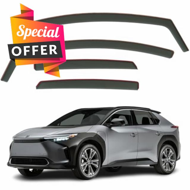 4pcs Wind Deflectors For TOYOTA bZ4X 5-door SUV 2023 2024 2025 2026 Models. bz4x Rain Guards